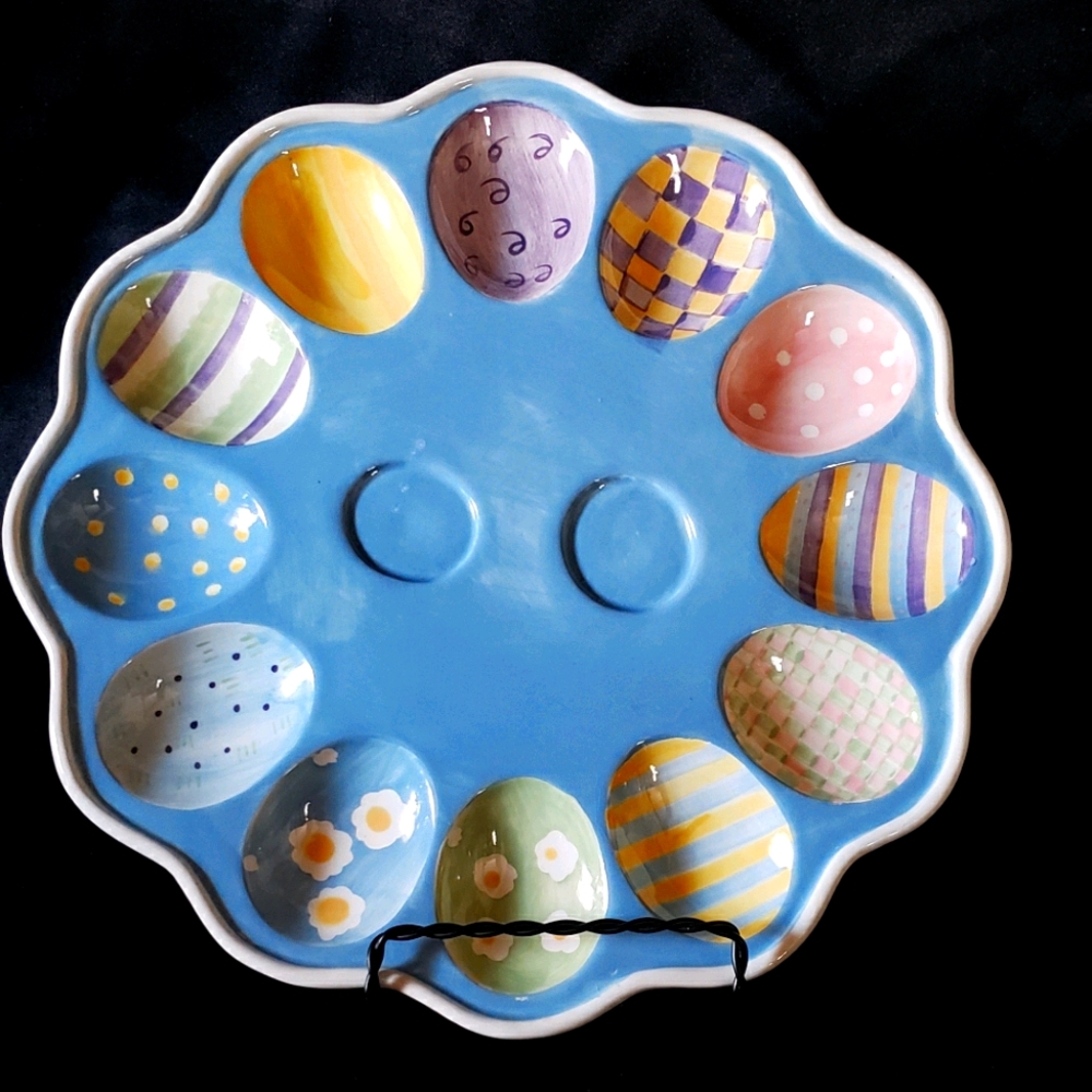 Debbie mumm 2001 Easter egg plate